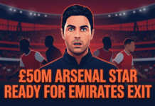 £50m Arsenal star ready for Emirates exit – Arteta does not need him Arsenal