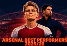Best Performers for Arsenal