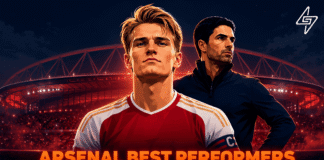 Best Performers for Arsenal
