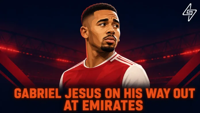 Gabriel Jesus on his way out at Emirates Gabriel Jesus Transfer News