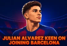 Transfer Blow – £100m Arsenal target is close to joining Barcelona Julian Alvarez to Barcelona