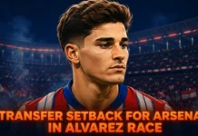 Arsenal suffer massive transfer setback in race to sign £100m star attacker Julian Alvarez to Arsenal