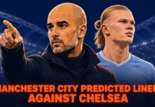 Haaland Starts | 4-2-3-1 Manchester City Predicted lineup against Chelsea Manchester City predicted lineup against Chelsea