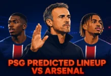 PSG Predicted Lineup