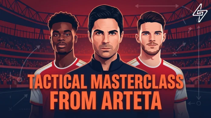Tactical masterclass from Arteta Arsenal