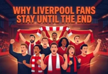 Why do Liverpool fans stay till the end at Anfield Stadium? Liverpool