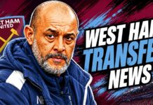 West Ham reach agreement for €20m long-term target WEST HAM TRANSFER NEWS