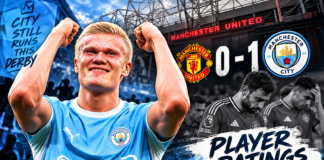 Manchester City player ratings vs Manchester United