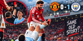 Manchester United player ratings vs Manchester City