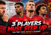 Manchester United: 3 players who must step up before the 2026/27 season steps away