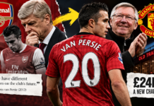 Why did Arsenal sell Robin van Persie to Manchester United?