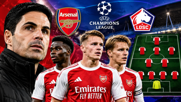 Arsenal Champions League Tactical Preview Arsenal predicted XI vs Lille