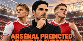 Arsenal Predicted Lineup Vs Everton