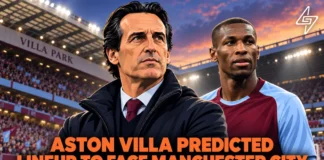 Aston Villa Predicted Lineup Vs Manchester City