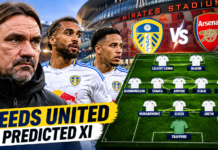 Leeds United predicted XI vs Arsenal