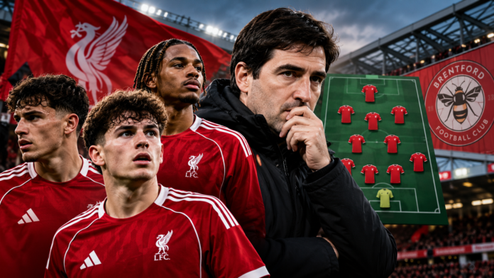 Liverpool predicted XI vs Brentford