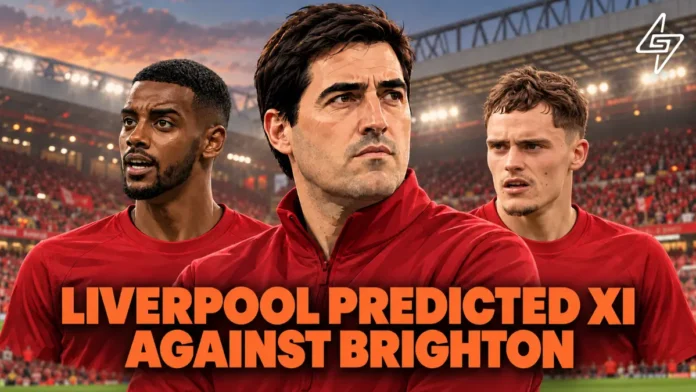 Liverpool Predicted Lineup Vs Brighton