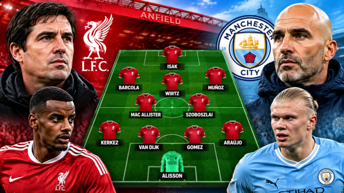 Liverpool predicted XI vs Manchester City