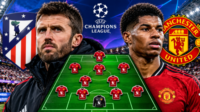 Manchester United Champions League Tactics Manchester United predicted XI vs Atlético Madrid