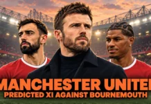 Mbeumo Starts | Man Utd’s Predicted 4-2-3-1 Lineup Against Bournemouth Manchester United predicted lineup vs Bournemouth