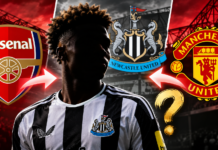 Arsenal and Manchester United eye £43m winger in January
