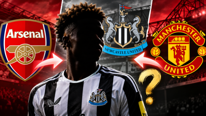 Transfer Rumour_ Arsenal or United_ Arsenal and Manchester United eye £43m winger in January